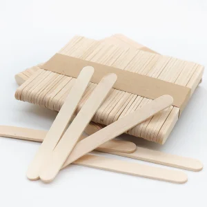Natural Color Wooden Craft Sticks for Unisex Customizable Educational DIY Toys for Creative Handicrafts