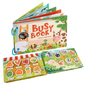 Montessori Dinosaur Fruit Quiet Busy Books