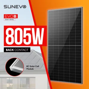 Sunevo OEM ODM N Type Back Contact 750W-805W