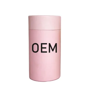Sustainable Custom Cardboard Tube Packaging Multi-purpose Round Box for Retail Branding