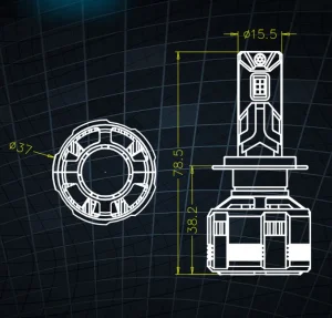 LED Headlight Canbus Bulb Auto Lighting System for Cars