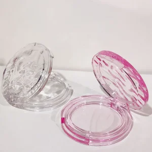 Wave Design Wholesale Custom Round Blush Box Cosmetic Packaging Beauty Product Professional Makeup