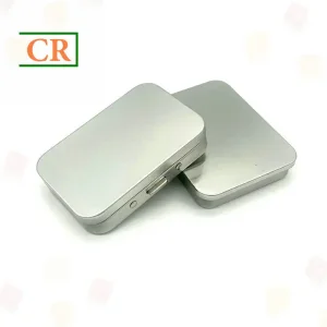 Custom Hinged Child-Resistant Tin with One Button for Mints Manufacturer, Manufacturers