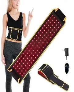 Physiotherapy Massing Belt Red Infrared Light Therapy Device at Home with Timming, Pulse, Massaging and Phototherapy Mode