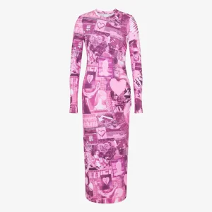 High Quality New Autumn Style Print Dress With and Long Sleeves for Women's Fashion Plus Size Women's Dresses