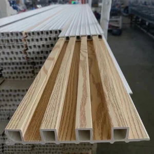 Outdoor Easy Installation Waterproof Anti-Fade Co-Extrusion All Weather Resistant Cladding Panel WPC 3D Wall Panel