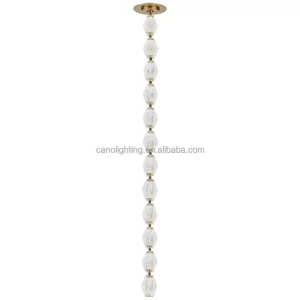 Linear Glass Pendant Light