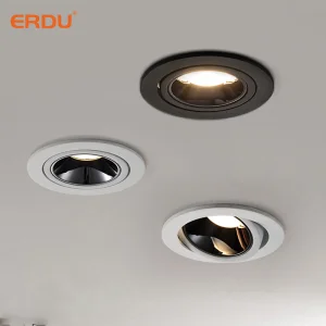 Modern Aluminum Embedded Recessed Cob Led Spotlight