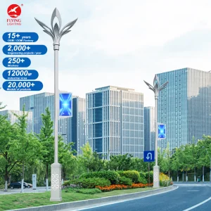 IoT Multi Function Smart Polygonal Aluminum Street Light Pole