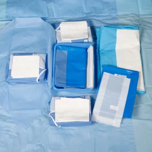 Hospital Operating Room OEM Sterile Surgical Pack Disposable Operation Kit Factory for Surgery Operation Usage