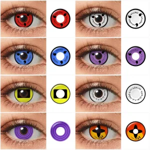 Hot Sale Sharingan Cosplay Contact Lenses Eye Color Lens