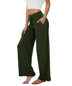Soft Black Pajama Lounge Pants