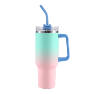 40oz Double Wall Stainless Steel Vacuum Insulated Tumbler with Handle Travel Mug