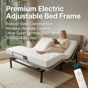 Foldable Iron Electric Bed Frame