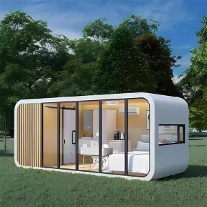 China Supplier's Smart Home System Prefab Modular House Customizable Living Container Home Apple Cabin Interior Mobile Resort