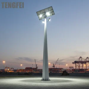 Bom Serviço Brilhante 15-20m Sistema Comercial Tengfei Iluminação de Poste de Alta Mast LED 15m~50m