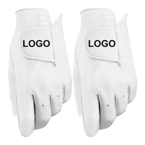 Custom Logo Cabretta Leather Golf Gloves