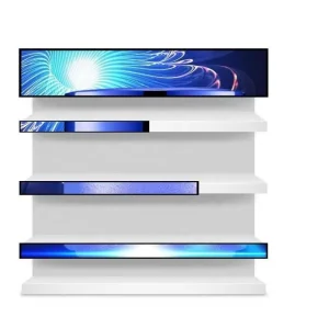 Supermarket Shelf Long LCD Display Android HD Narrow Screen Supermarket Shelf Strip Display 4K Advertising Display Digital Signage Monitor Ad Player LED Screen