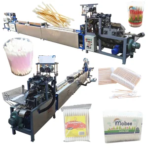 Daily Double-Head Alcohol Cotton Ear Buds Swab Making Packing Machine Manufacturers