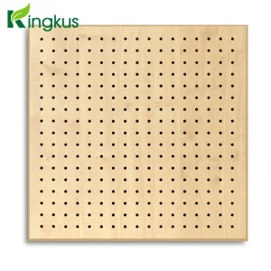 P316 Perforated Veneer Wooden Acoustic Panel