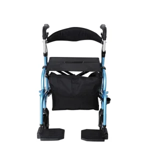 Wholesale Aluminium Adults Elderly Walking Aids Frame Foldable Upright Walker Rollator