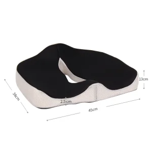 Orthopedic Hemorroide Memory Foam Seat Cushion Foldable Car Drive Cushion Massage Therapy Polyester / Cotton U-shape Anti-snore