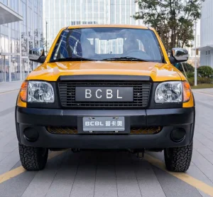 Sleek Electric Vehicle Mini Pickup Truck Designed for City Driving and Sustainability