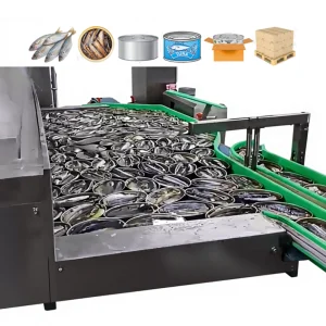 Linha de Embalagem Automática de Peixes em Lata Enak para Fábrica de Processamento de Alimentos Produção Eficiente