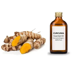 Pure Turmeric Root Essential Oil Cold Pressed Natural Herbal Extract