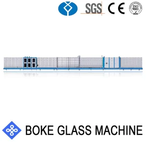 Full Automatic Aluminium Door Window Double Glass Making Machine with Glass Press Panel