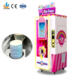 OEM ODM Factory Manufacture Automatic Soft Self-service Ice Cream Vending Machine