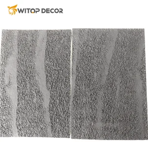 Sandstone Flexible PU Faux Stone Polyurethane Wall Panel for Exterior