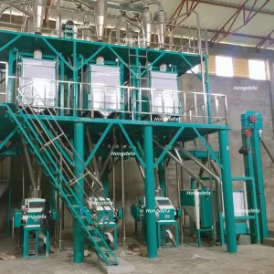مصنع 36t/D لطحن دقيق القمح للاستخدام التجاري في أعمال طحن الحبوب