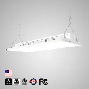 USA Stock 3CCT&3watt 2FT 4FT Canopy Warehouse LED Panel Linear High Bay Light