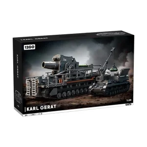 IN STOCK 97026 Ww2 Military Karl Mortar Building Blocks Model Tank Vehicle Kit Bricks Model Toys for Boys Gift Set 4706 pcs