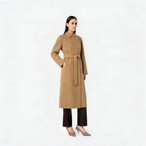 Alpaca Australian Wool Long Trench Coat