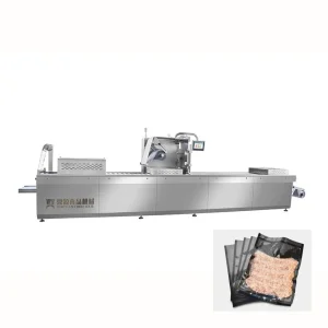 Automatic Stretch Hood Film Vacuum Sealer Machine with Filling Function for Food Packaging Multifunctional Energy Saving