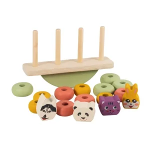 Wooden Montessori Toys Animals Stacking Blocks