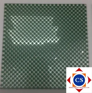 12mm Tempered Ceramic Fritted Glass Silk Screen Printed Frosted Glass for Building/Decoration/Wall
