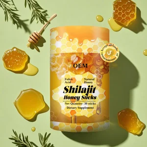 OEM Shilajit Plant-Based Extract Resin Honey Sticks Herbal Supplements Variety Black Tea Extract Active Vitamin