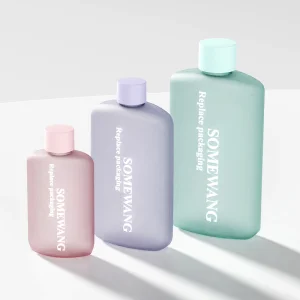 PE Bottle Skincare Packaging Lotion Shampoo Conditioner Skin Care Serum Pump Sprayer Empty Screen Printing Surface