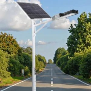 Luz de Rua LED, 100W Alta Lúmens Solar Powered IP67 À Prova D'Água Luz Externa para Estrada, Rua, Estacionamento