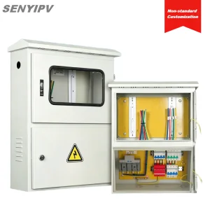 Integrated Solar PV Grid-Tied Distribution Cabinet Customized Circuit Breaker SPD Meter Outdoor Power Distribution Box 35kw