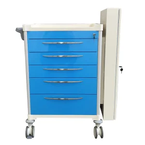 Removable Medical Trolley Clinic Endoscopy Procedures Instrument Hospital Cart