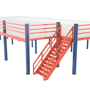 Warehouse Heavy Duty Steel Loft Platform Shelf Storage Attic Rack Supported Mezzanine Floor Racks