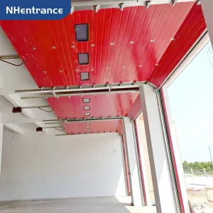 Steel Insulated Sectional Door for Factory and Logistics Center with Torsion Spring System and Smart Automation