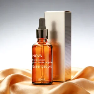 Wholesale 5ml 10ml 15ml 20ml 30ml 50ml 100ml Clear Amber Essential Oil Glass Dropper Bottle with Box