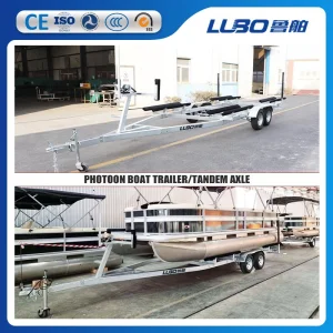 Pontoon Trailer Lubo Boat Trailer Single Tandem Triple Axle Trailer for Pontoon
