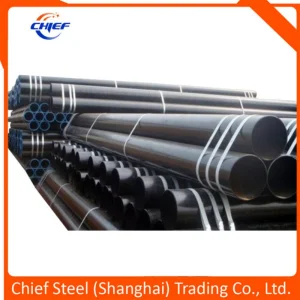 Coated &amp; Non-Coated Longitudinal Submerged Arc Welded Carbon Steel Pipe 406mm ~ 1422mm LSAW Tube a Pi5l / ASTM A252 / ASTM A53 /En10219