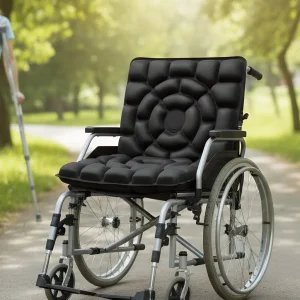 Ergonomic Air Cushion Support for Maximum Message in Wheelchairs